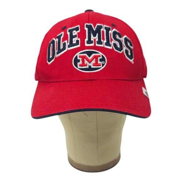 Ole Miss Rebels Strapback Cap Hat Embroidered Baseball Trucker Red Blue Zephyr - Picture 13 of 15